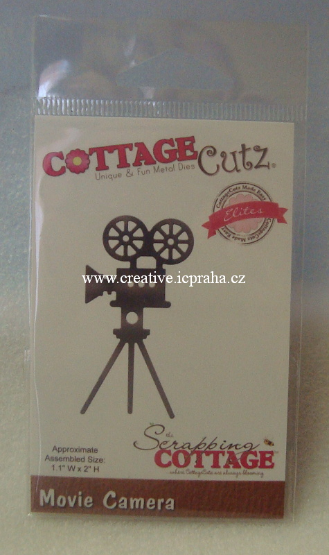 vyřezávací šablona  COTTAGE Cutz Kamera CCE383